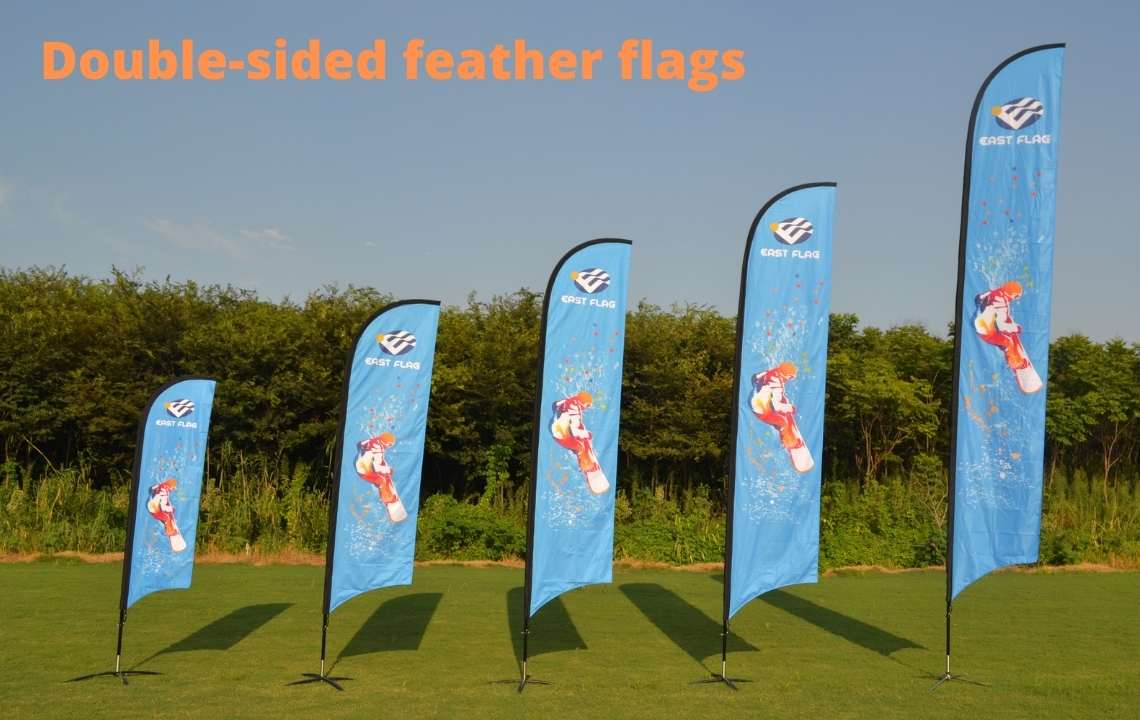 double sided feather flag factory