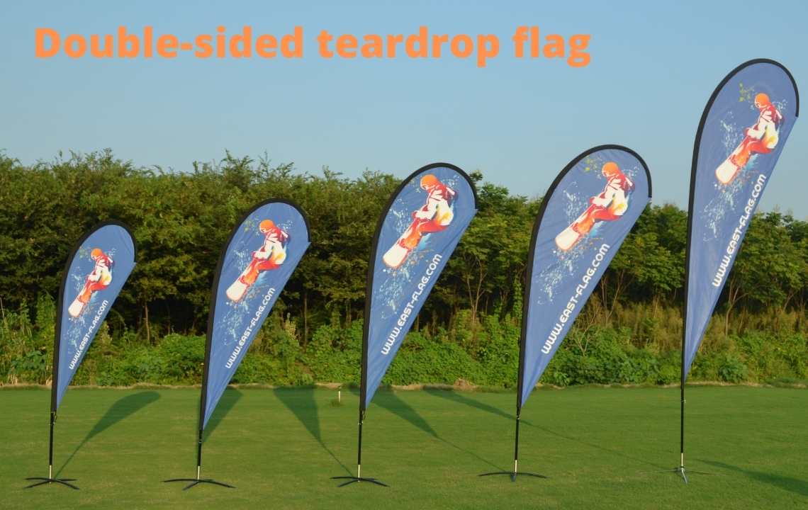 double sided teardrop flags factory