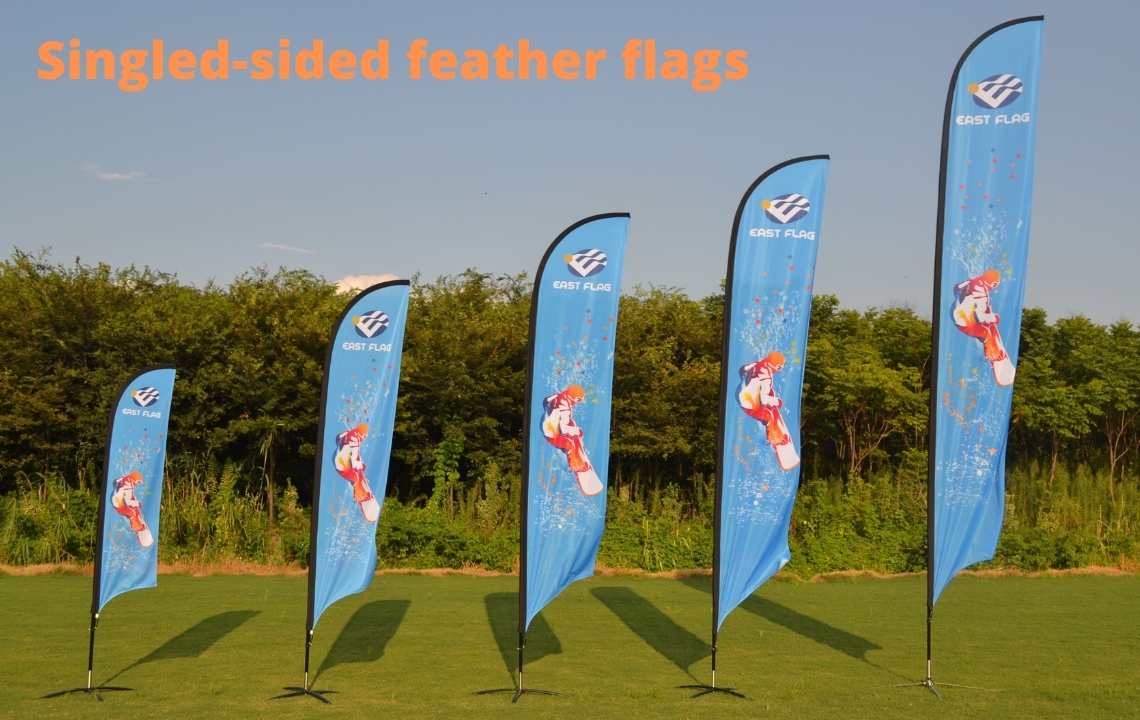 single sided feather flag factory