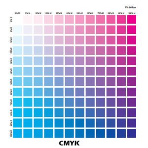 color chart CMYK