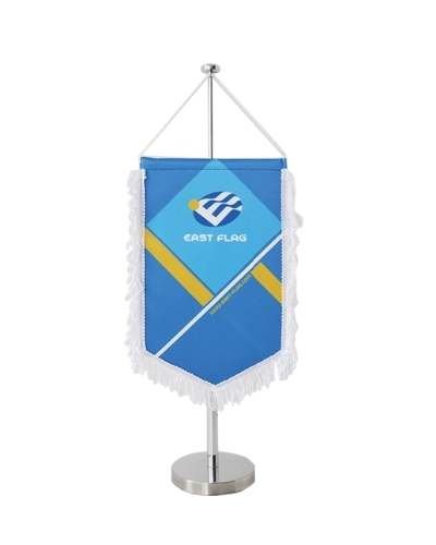 Shield Table Banner with fringes