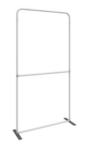 East Banner Stand with Steel Feet Frame